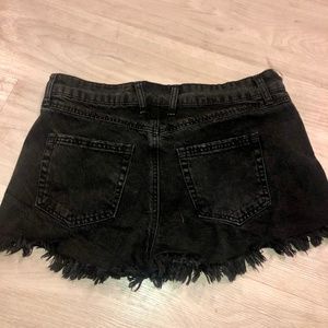 Black Jean Festival Shorts used like new